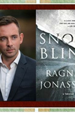 Ragnar Jonasson with Snowblind cover