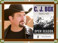 C J Box and Open Season cover graphic