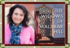 Sujata Massey with Widows of Malabar Cover
