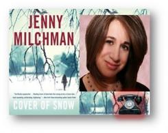 Jenny Milchman with cover for "Cover of Snow"