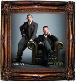 Cumberbatch & Freeman as Victorian Holmes & Watson